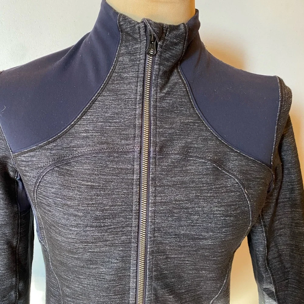 lululemon forme jacket slub denim - Picture 3 of 5